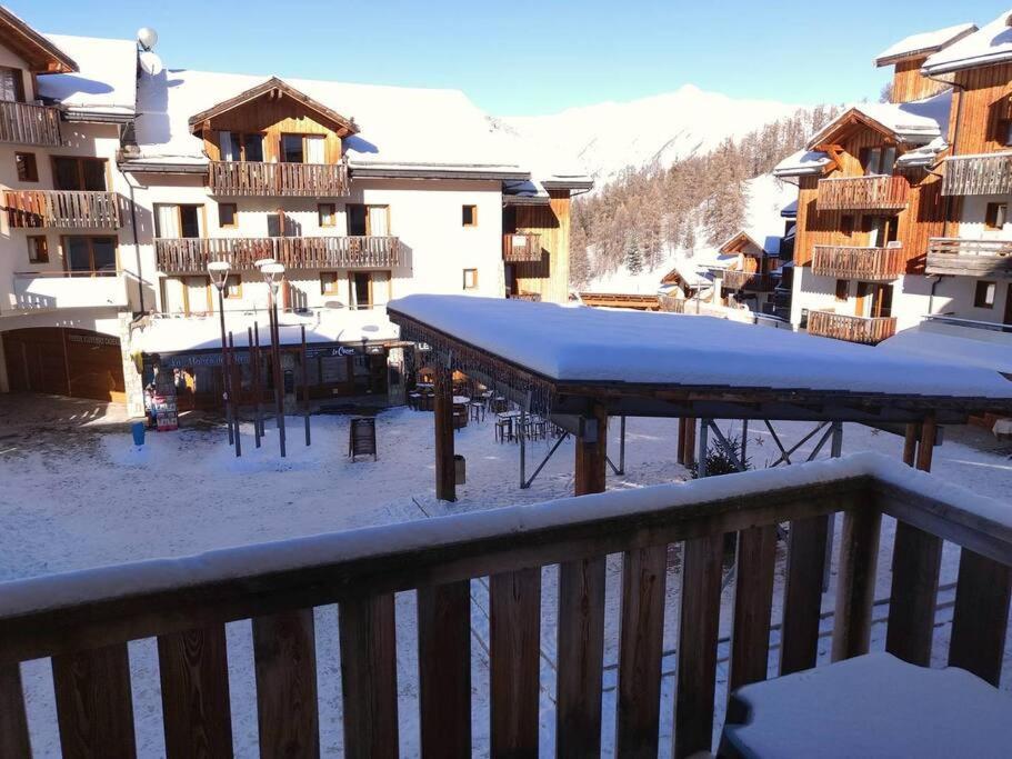 Апартаменты T2 + Coin Montagne - Wifi/Piscine - Les Orres 1800 Экстерьер фото