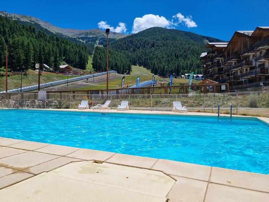 Апартаменты T2 + Coin Montagne - Wifi/Piscine - Les Orres 1800 Экстерьер фото