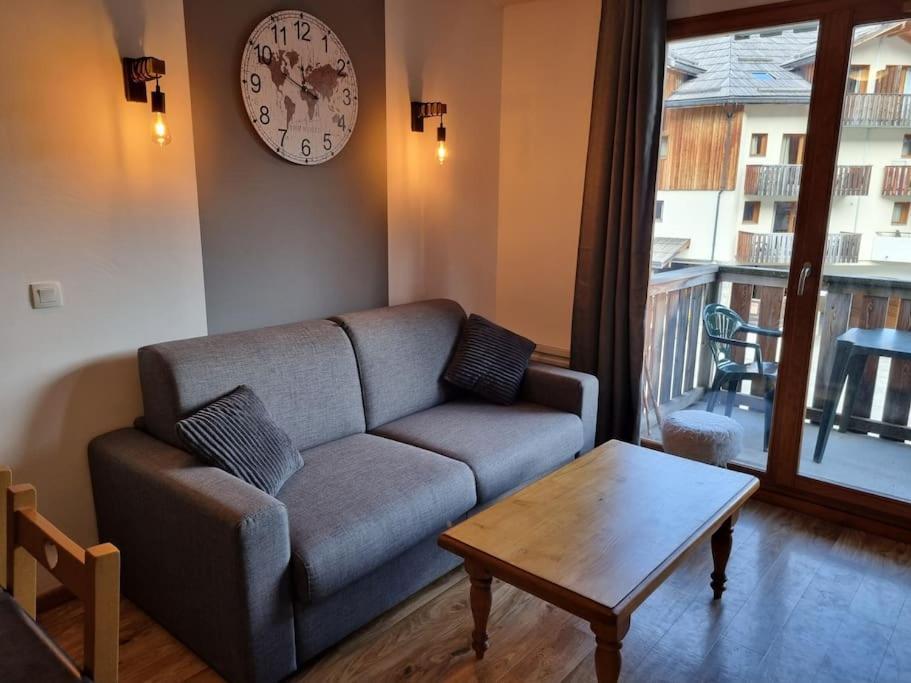 Апартаменты T2 + Coin Montagne - Wifi/Piscine - Les Orres 1800 Экстерьер фото