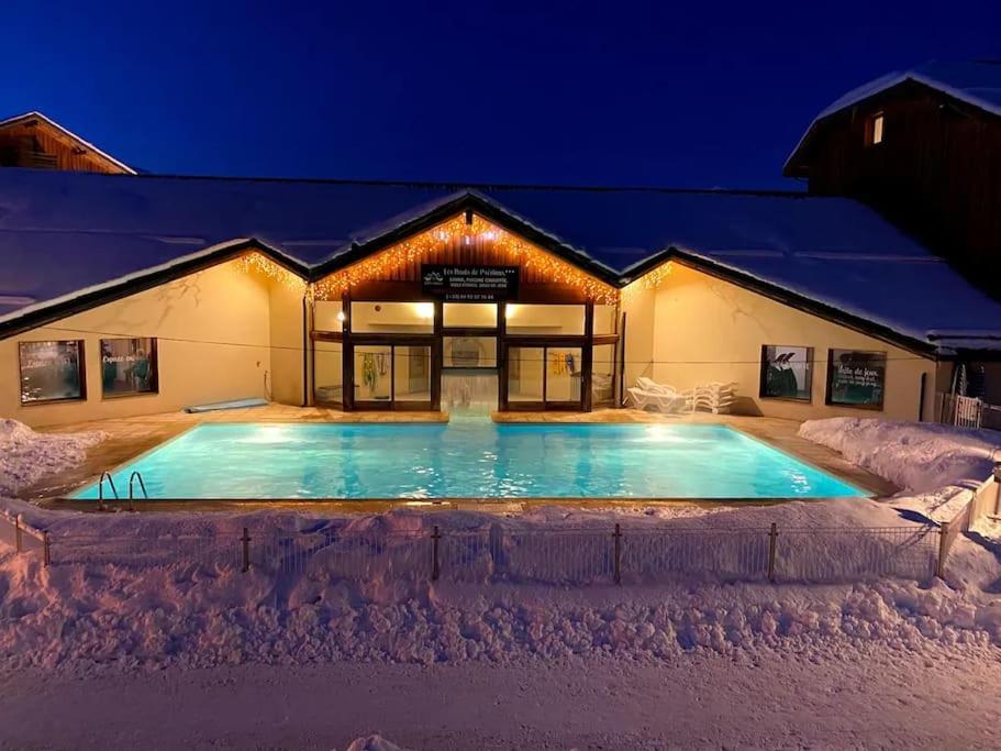 Апартаменты T2 + Coin Montagne - Wifi/Piscine - Les Orres 1800 Экстерьер фото